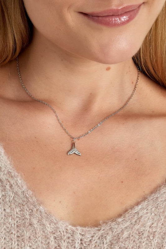 Whale tail necklace