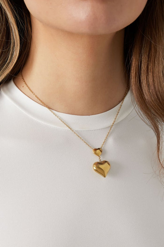 Double love necklace