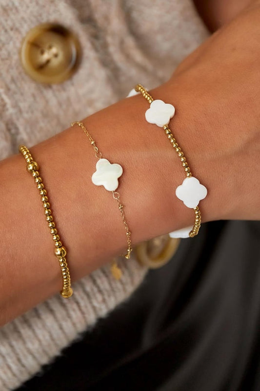 Bracelet seashell clover