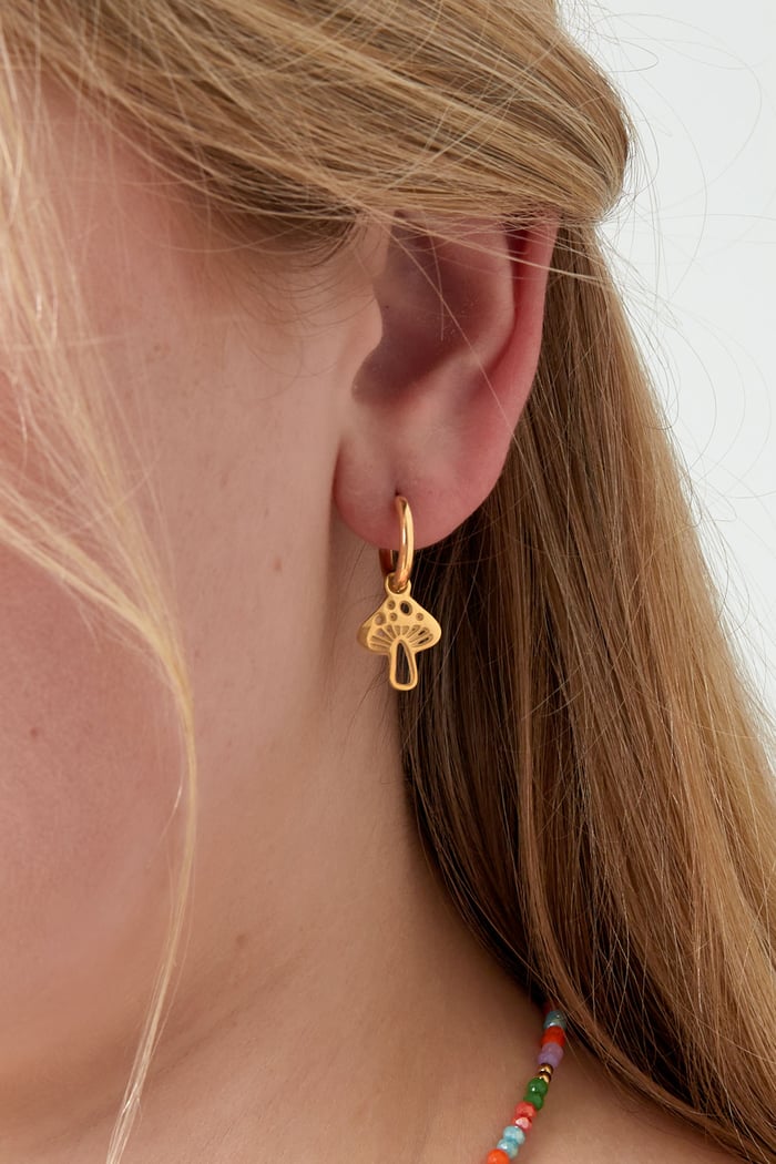 Mushroom earrings