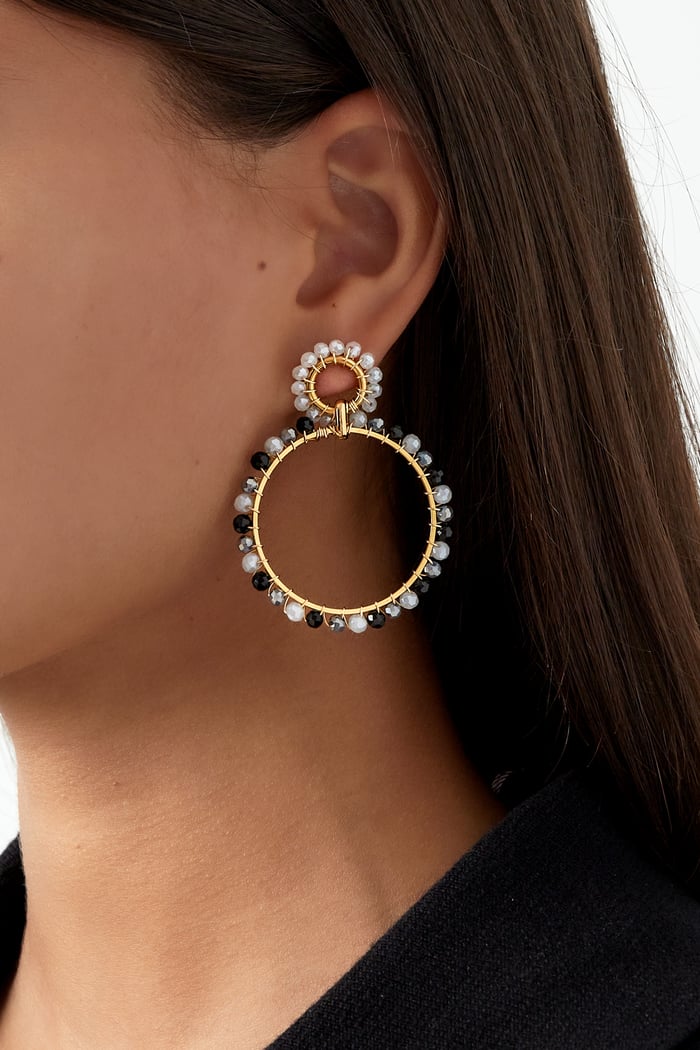 Circle of colours earrings