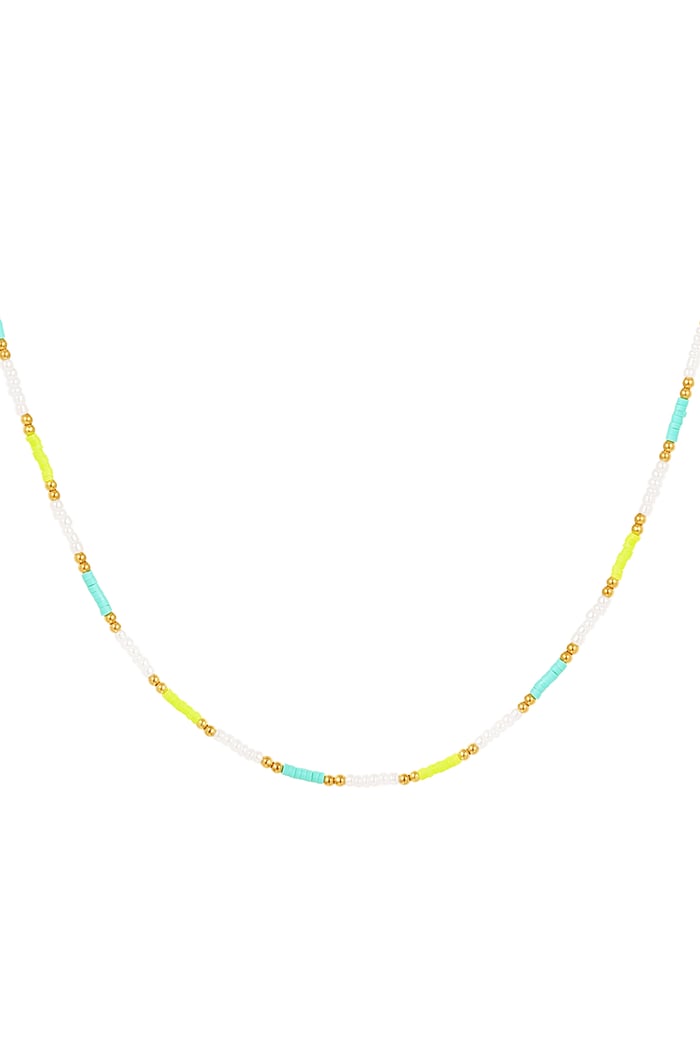 Necklace small colorful beads