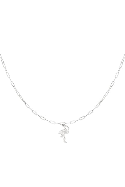 Flamingo chain necklace