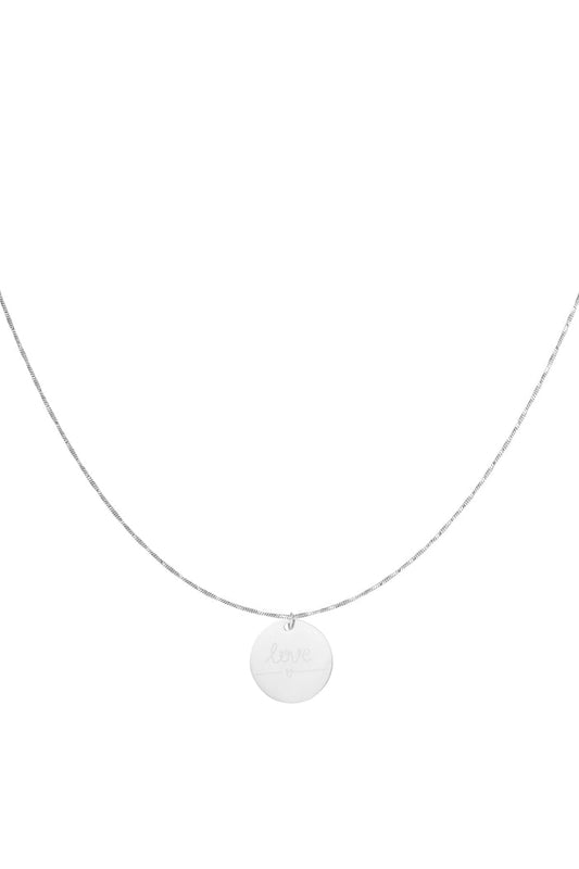 Heartfelt coin necklace