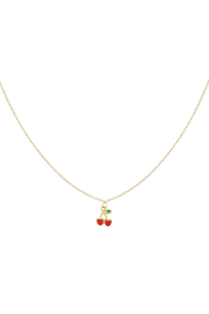 Necklace cherry love