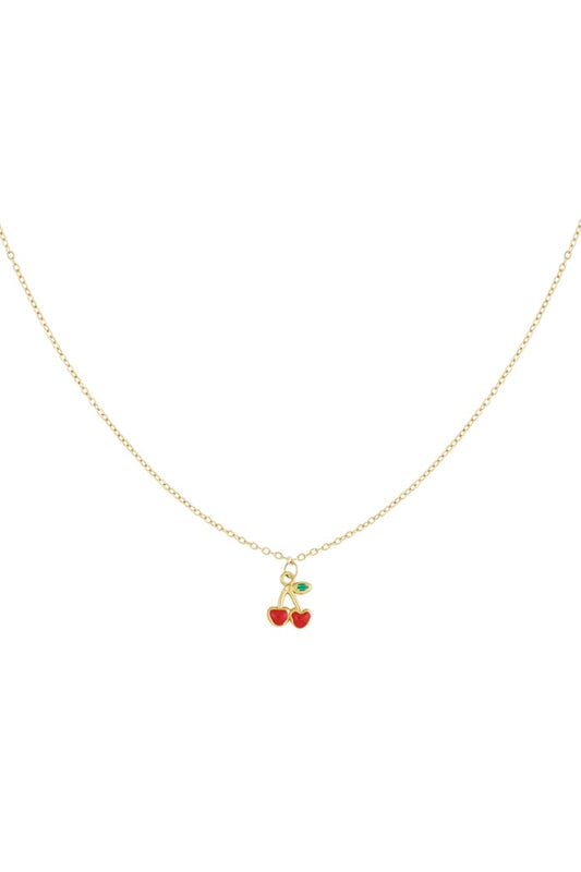 Necklace cherry love