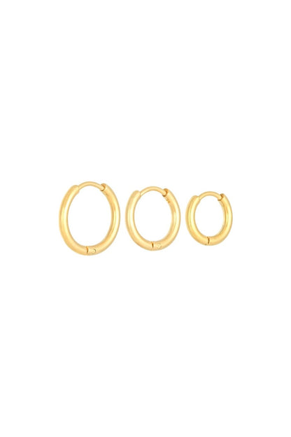 Earrings set little hoops