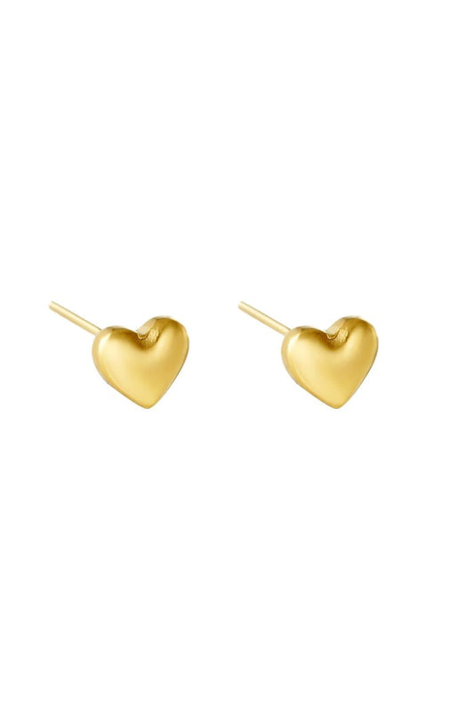 Earrings bold heart