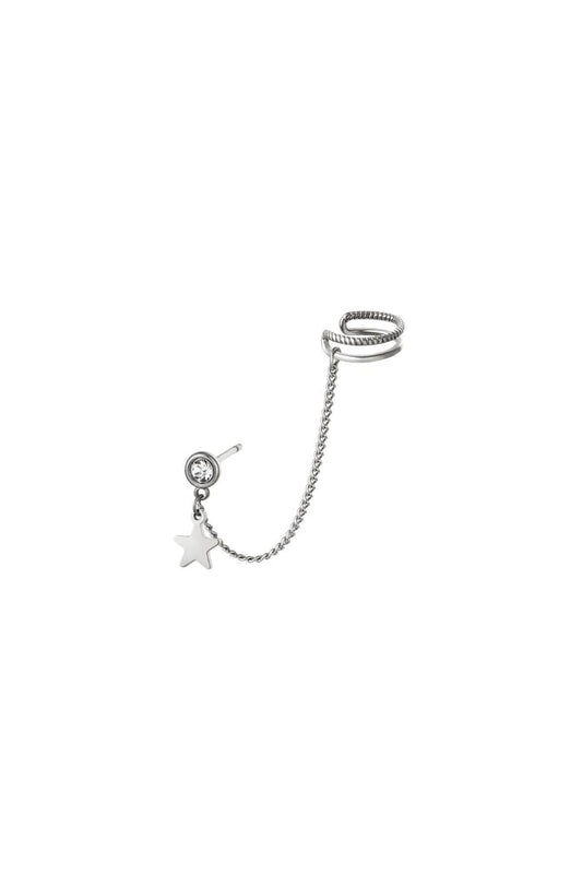 Stainless steel ear cuff