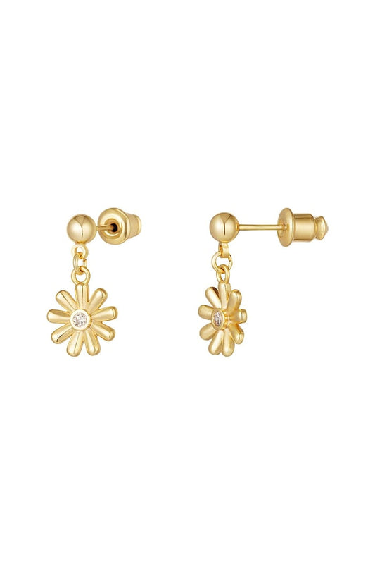 Earrings daisy - Sparkle