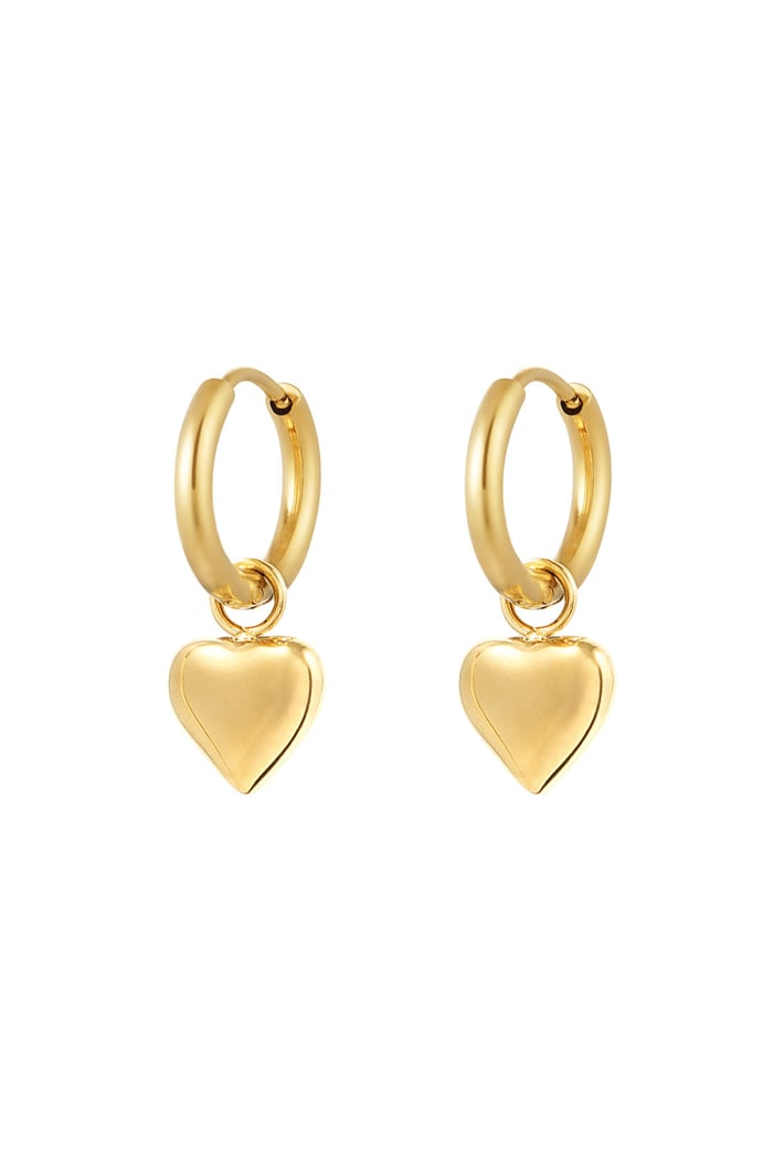 Earring basic heart