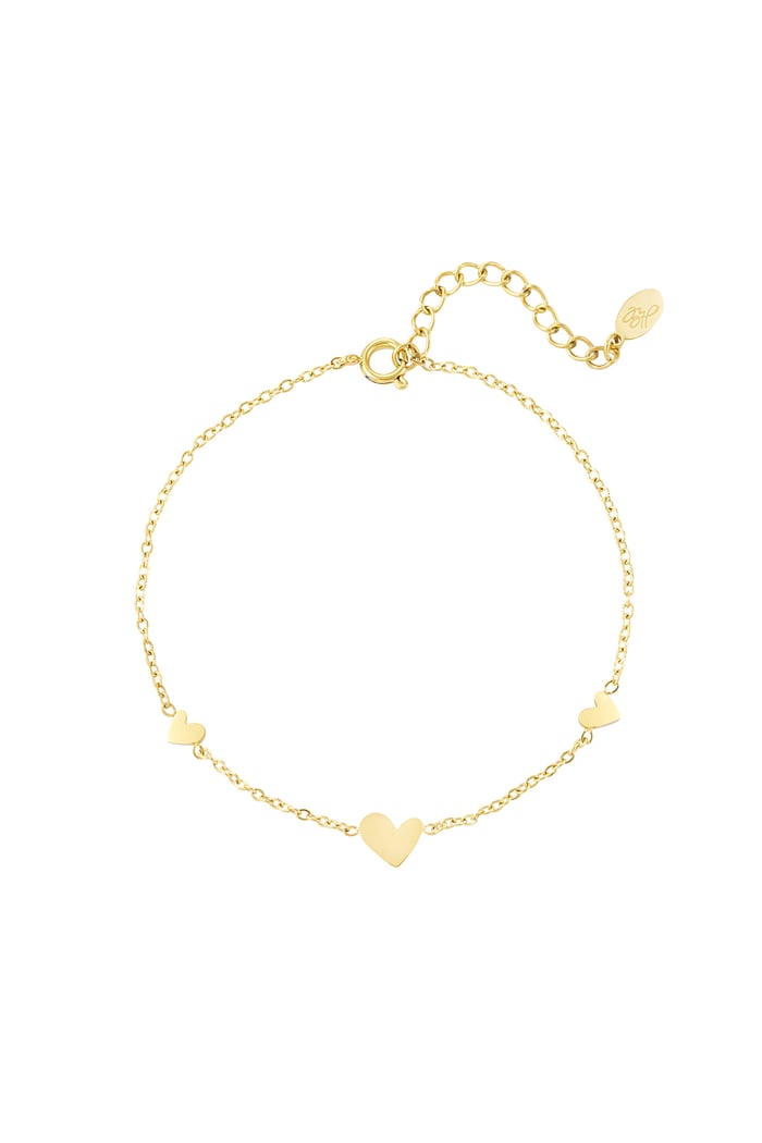 Classic bracelet with hearts