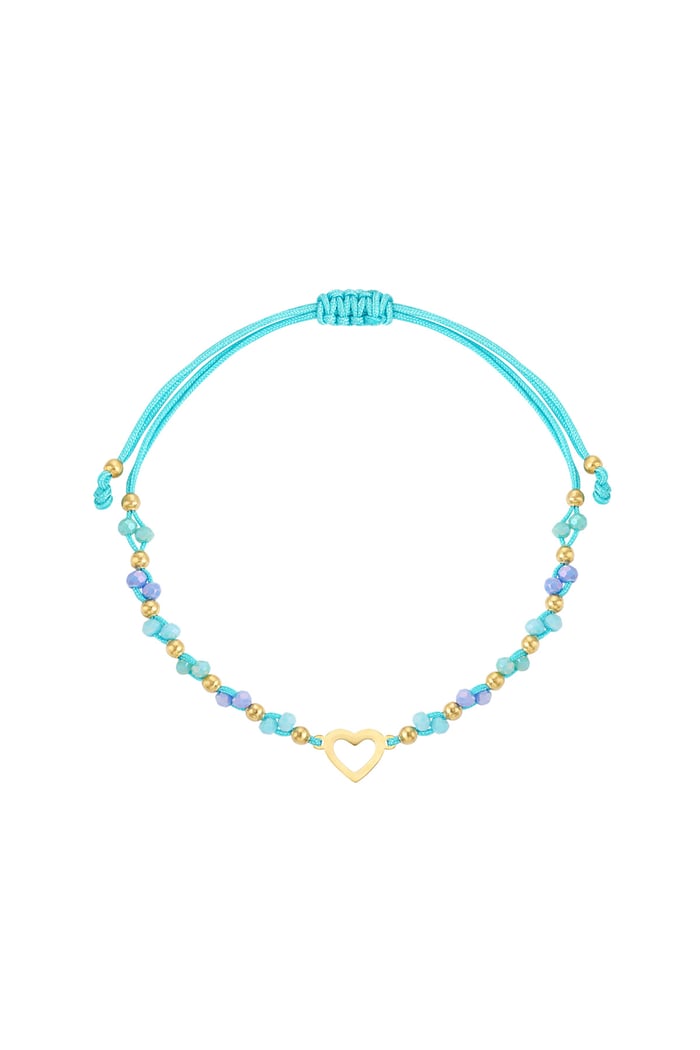 Summer bracelet colorful heart