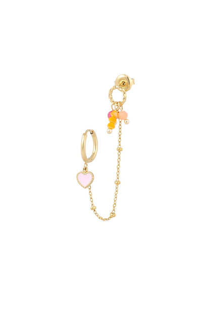 Double summer love earring