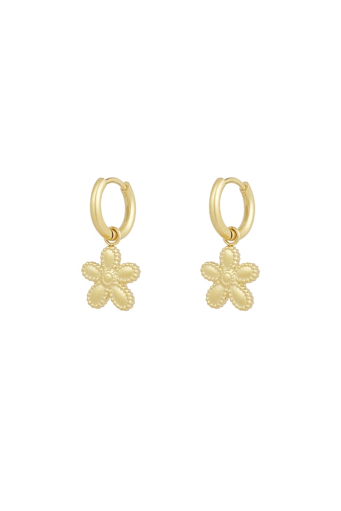 Simple flower earrings