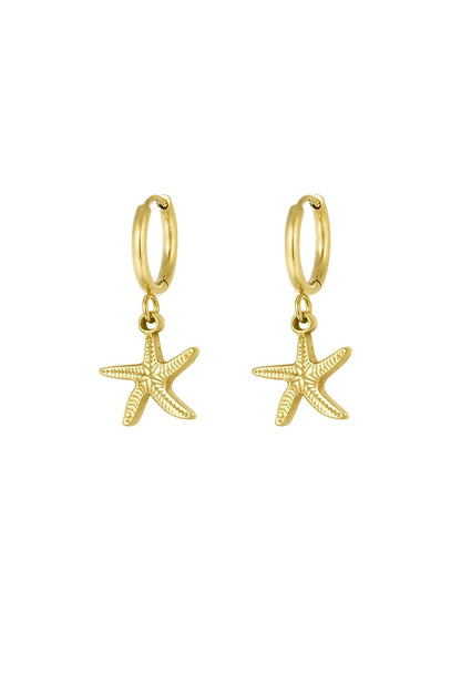 Earrings simple starfish