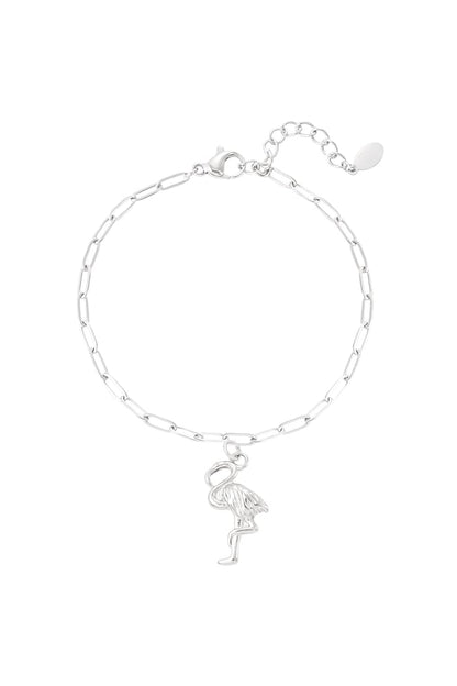 Flamingo chain bracelet