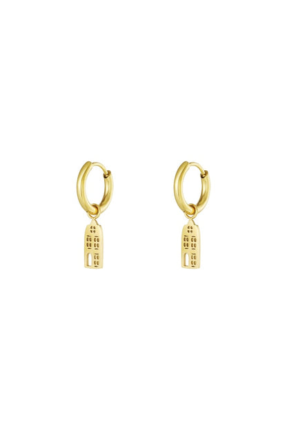 Amsterdam house earrings