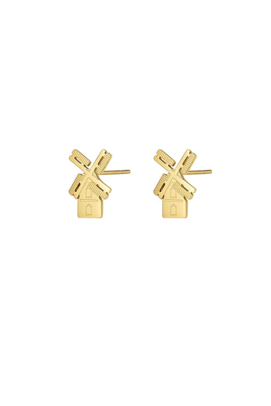 Dutch windmill earrings