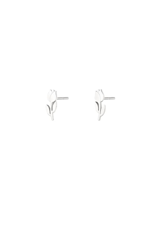 Tulip stud earrings