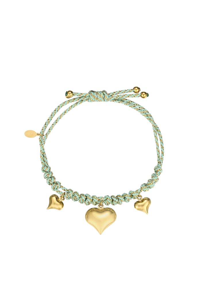 Heartfelt rope bracelet