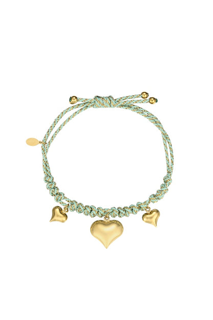 Heartfelt rope bracelet