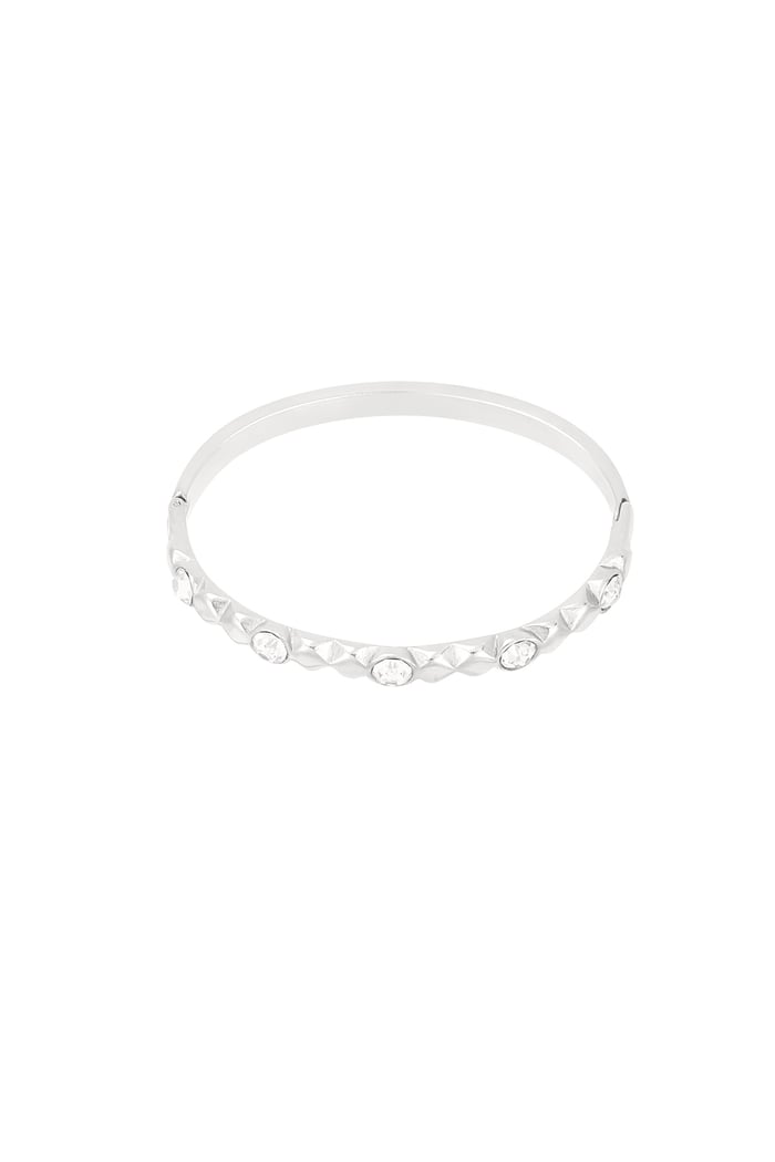 Diamond relief bracelet