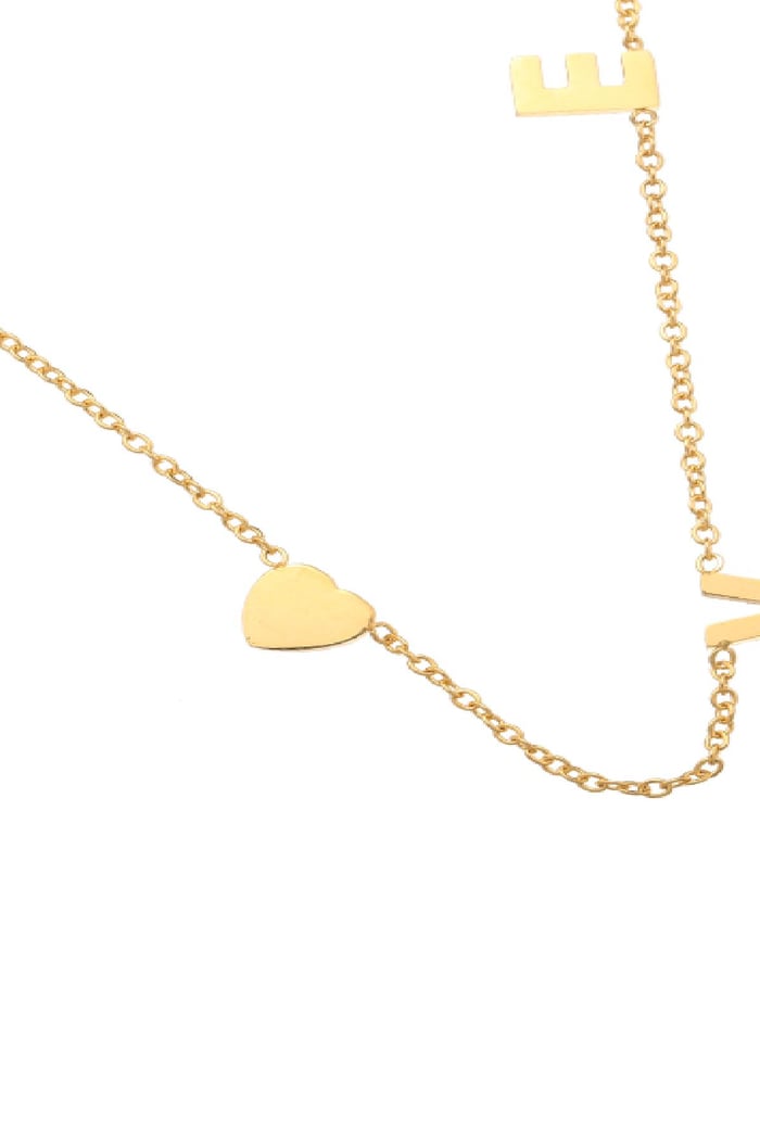 Necklace love letters